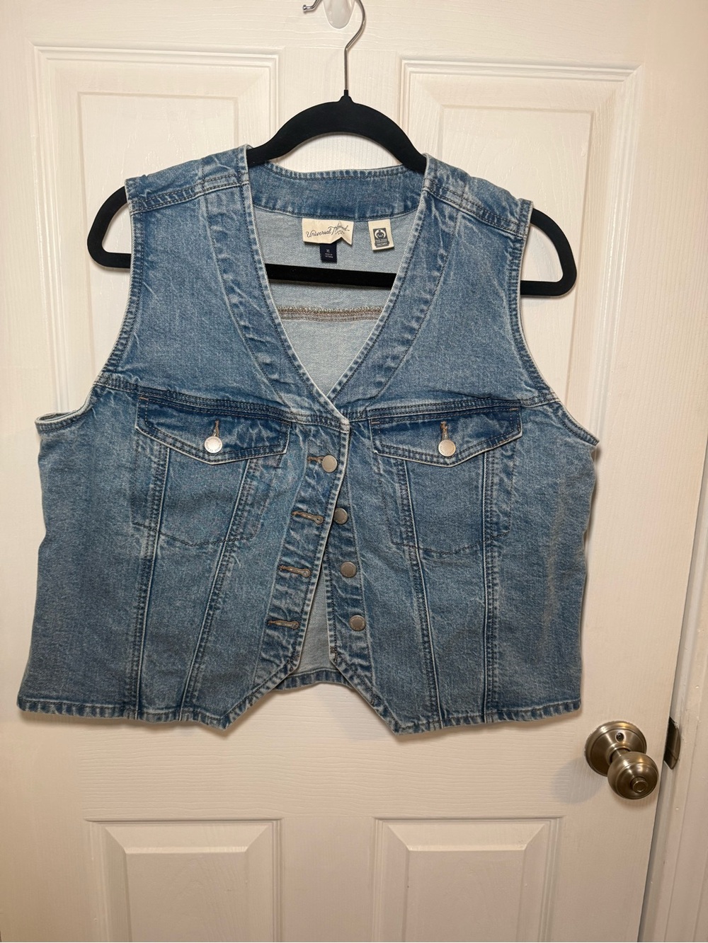 Classic Blue Denim Vest - Women Jean Vest